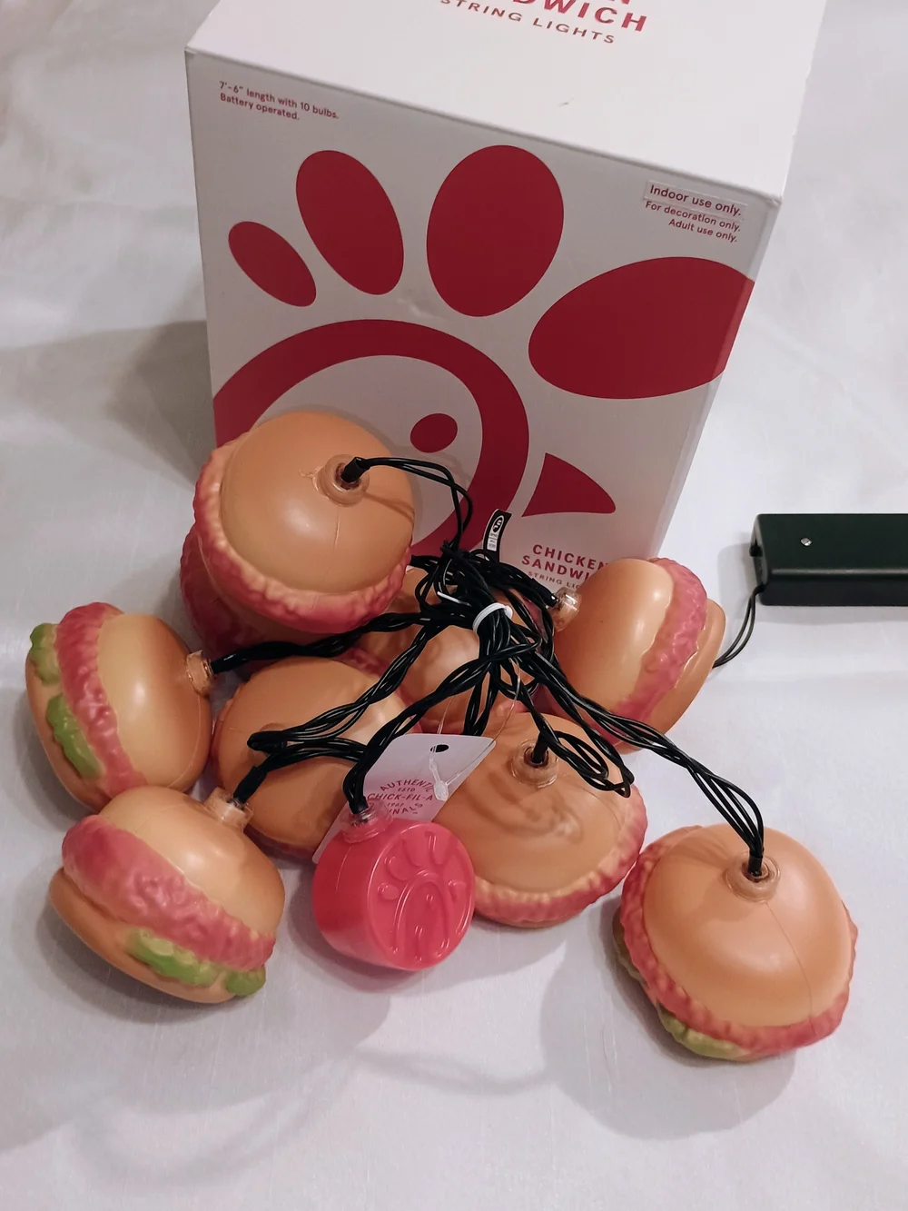 Chick-fil-A : Chicken Sandwich String / Christmas Lights